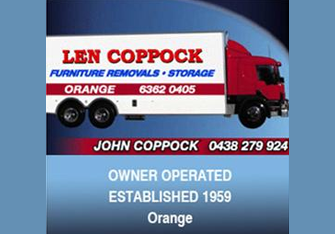 Len Coppock (central West – Orange)